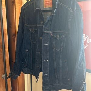Levi's Men's Dark Blue Denim Jacket